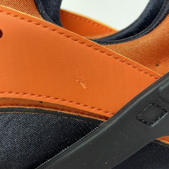 Nike Air Huarache "Hot Curry" Orange Black White DO6694-800 Mens marked - Picture 6 of 6